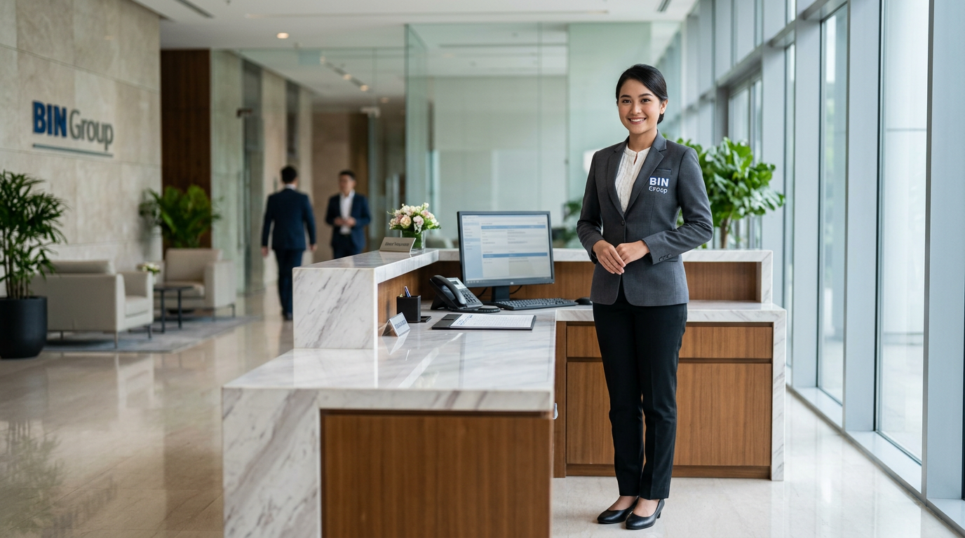 Jasa Outsourcing Staff Receptionist